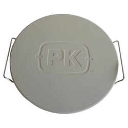 PK Grills Ceramic Gray Grill Pizza Stone 1