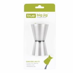 True Big Jig Silver Stainless Steel Double Jigger