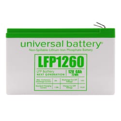 UPG Lithium Phosphate 12 V 6 mAh Battery 48043 1 pk