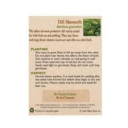 Lake Valley Seed Herb Seeds