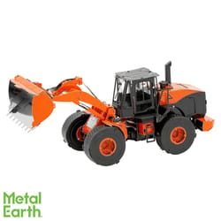 Metal Earth Wheel Loader 3D metal Model Kit Orange/Black