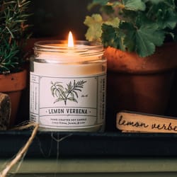 Finding Home Farms White Lemon Verbena Scent Candle 7.5 oz