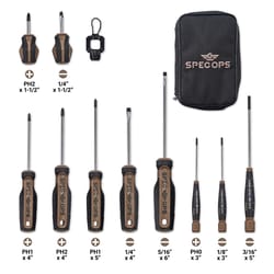 Spec Ops Phillips/Slotted Screwdriver Set 10 pc