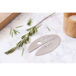 Fox Run Silver Stainless Steel Herb Stripper