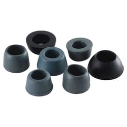 LDR 3/8 and 7/16 in. D Rubber Assorted Cone Washers 7 pk