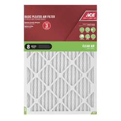 Ace 20 in. W X 25 in. H X 1 in. D Synthetic 8 MERV Pleated Air Filter 1 pk