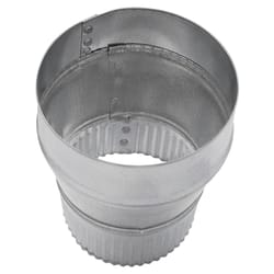 Imperial 5 in. D X 4 in. D Galvanized Steel Furnace Pipe Reducer