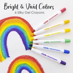 Bazic Products Washable Assorted Color Gel Crayons 6 pk