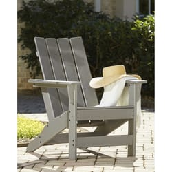 Signature Design by Ashley Visola Gray HDPE Frame Adirondack Lounge Chair