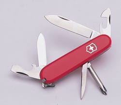Victorinox Swiss Arm Tinker Red 420 HC Stainless Steel 3.5 in. Multi-Function Knife