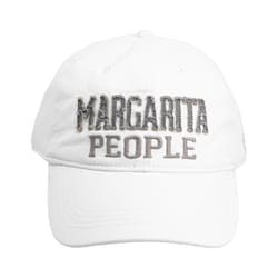 Pavilion Margarita People Baseball Cap White One Size Fits Most