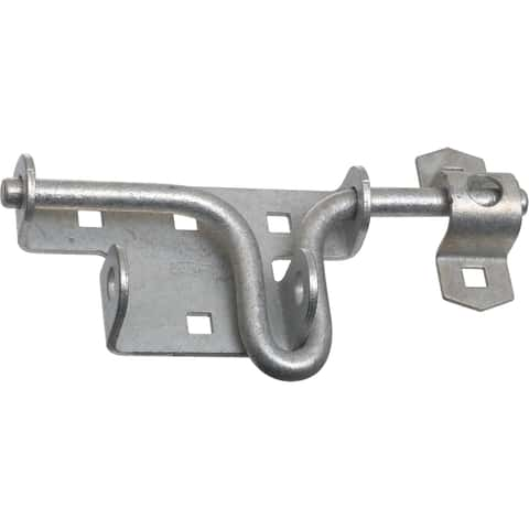 Barn Door Lock,1pack 4 Inch Silver Gate Latch -hook And Eye Latch