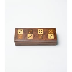Matr Boomie Tabletop Domino Set Natural