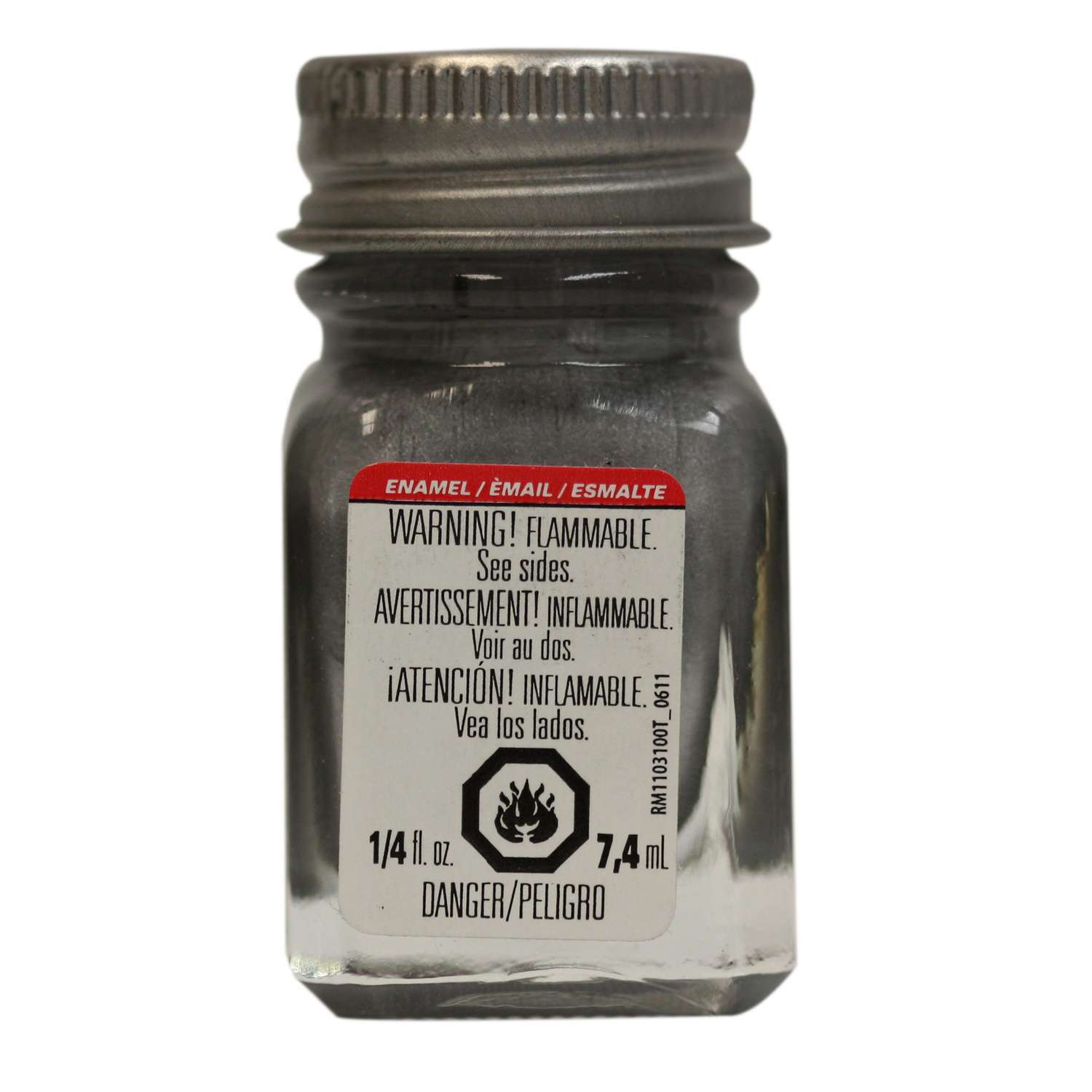 Testors Flat Aluminum Enamel Paint 0.25 oz - Ace Hardware