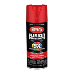 Krylon Fusion All-In-One Gloss Red Pepper Paint+Primer Spray Paint 12 oz