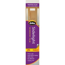 Gila Sidelight Frosted Ice Chips Indoor Window Film 12 in. W X 78 in. L