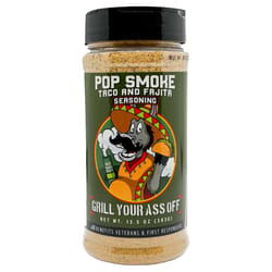 Grill Your Ass Off Pop Smoke Taco and Fajita BBQ Seasoning 13.5 oz