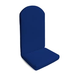 Jordan Manufacturing Blue Polyester Adirondack Cushion