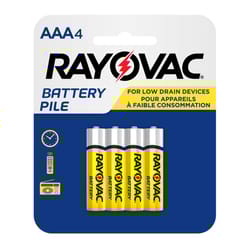 Rayovac AAA Zinc Carbon Batteries 4 pk Carded