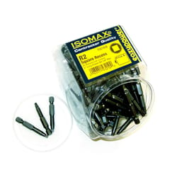 Eazypower Isomax Square Recess R2 X 2 in. L Power Bit Chrome Vanadium Steel 125 pc