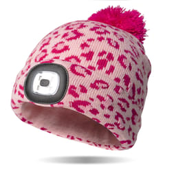 Night Scope Kids Hide & Seek Rechargeable LED Beanie Pink One Size Fits Most