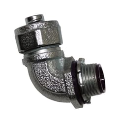 Sigma Engineered Solutions ProConnex 3/4 in. D Zinc-Plated Iron 90 Degree Connector For Liquid Tight