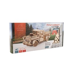 UGears Pickup Lumberjack Mechanical Model Kit Tan 460 pc