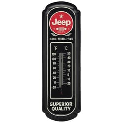 Open Road Brands Jeep Automotive Wall Thermometer Embossed Metal 1 pc