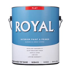 Royal Flat Tint Base Mid-Tone Base Paint and Primer Interior 1 gal