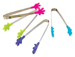 Kitchen Innovations Assorted Colors Silicone Hand Shaped Mini Tongs