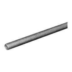 SteelWorks 1/4 in. D X 36 in. L Low Carbon Steel Threaded Rod