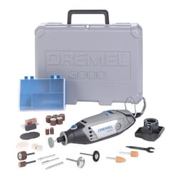 Dremel 3000 Series 1.2 Amp Variable Speed Corded Rotary Tool Kit with 28  Accessories, 2 Attachments and Carrying Case 3000-2/28 - The Home Depot