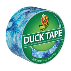 Duck 1.88 in. W X 10 yd L Starry Galaxy Duct Tape