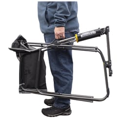 GCI Outdoor 1-Position Black Freestyle Folding Rocker