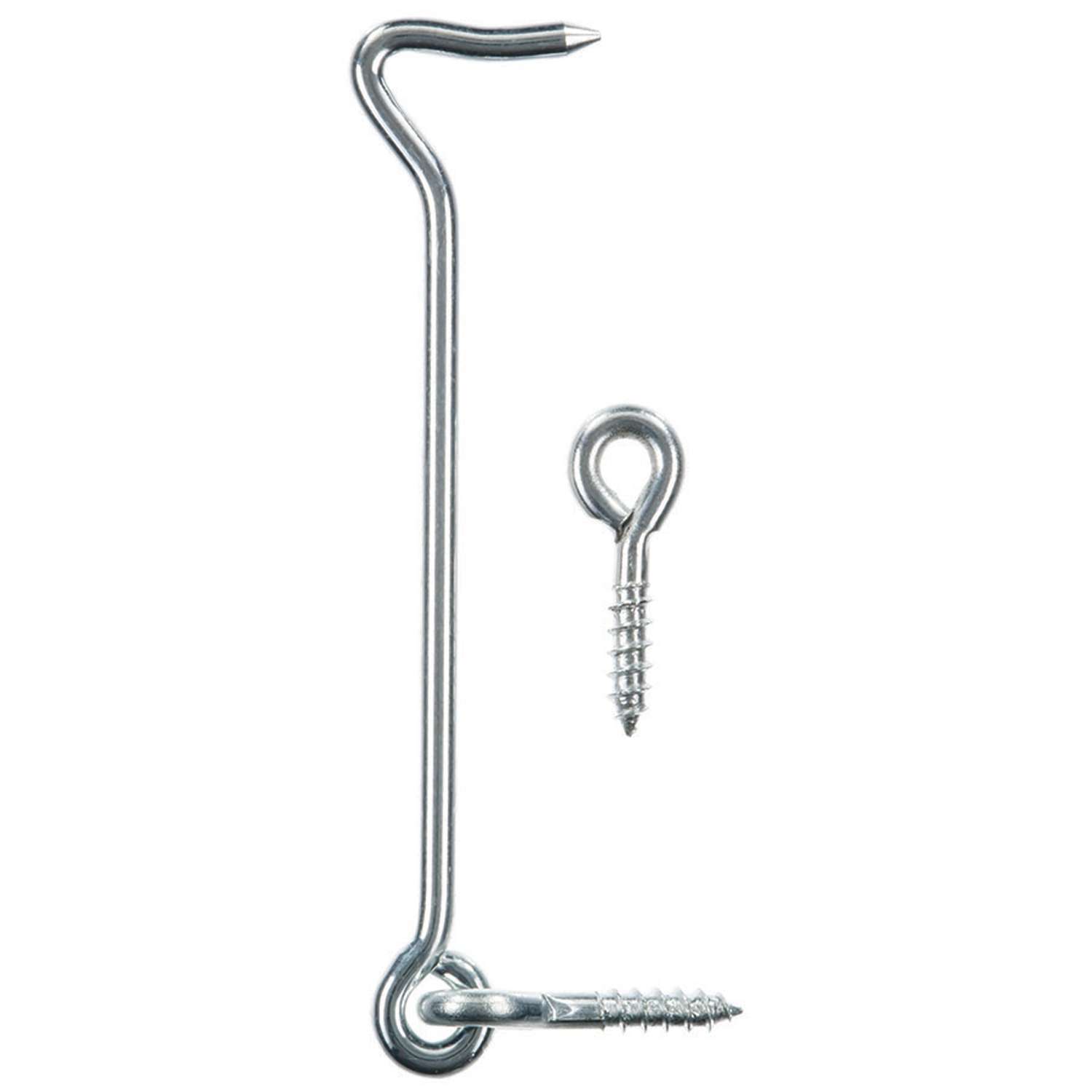 Ace 6 in. L Zinc Gate Hook and Eye 1 pk - Ace Hardware