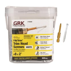 GRK Fasteners No. 8 X 2 in. L Star Coated W-Cut Screws 605 pk