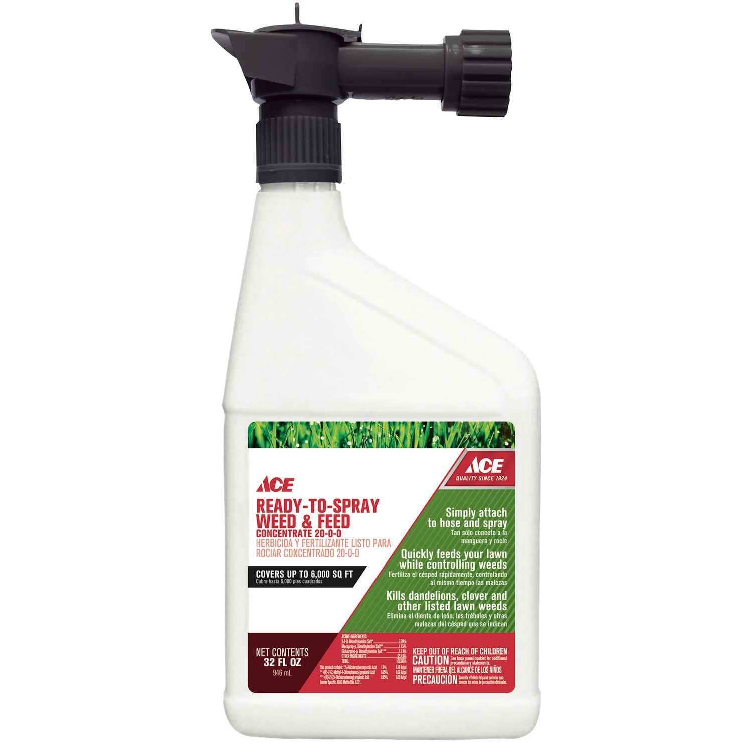 Ace RTS Hose-End Concentrate Weed and Feed 32 oz. - Ace Hardware