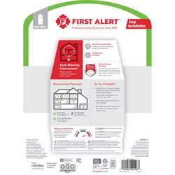 First Alert 10 Year Battery-Powered Photoelectric Smoke and Carbon Monoxide Combination Pack 2 each