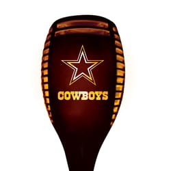 Sporticulture NFL 36 in. Solar Power Plastic Dallas Cowboys Solar Torch Brown