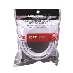 Monster Just Hook It Up 15 ft. L USB Cable