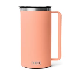 YETI 64 oz Lowcountry Peach Pitcher Stainless Steel