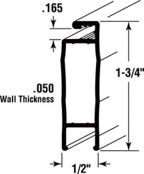 Prime-Line White Aluminum Screen Door Repair Kit 37 in. W X 98 in. L 1 pk