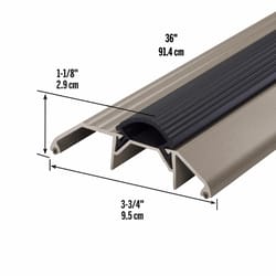 M-D Building Products 1.13 in. H X 3.75 in. W X 36 in. L Aluminum Deluxe High Threshold