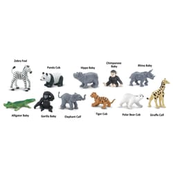 Safari Ltd. Toobs Zoo Babies Toy Multicolor 11 pc