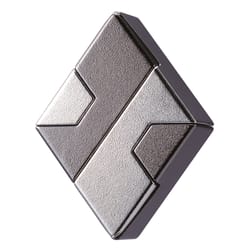 University Games Hanayama Diamond Puzzle Silver/Gray 2 pc