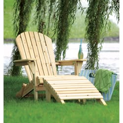 Living Accents Natural Wood Frame Chair