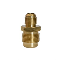 ATC 3/4 in. Flare X 1/2 in. D Flare Yellow Brass Union