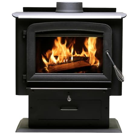 US Stove Ashley EPA Certified 2000 sq ft Pedestal Cord Wood Stove - Ace  Hardware