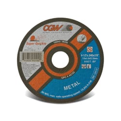 CGW 4-1/2 in. D X 7/8 in. Aluminum Oxide Cut-Off Wheel 1 pc