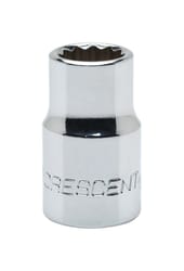 Crescent 15 mm X 3/8 in. drive Metric 12 Point Standard Socket 1 pc